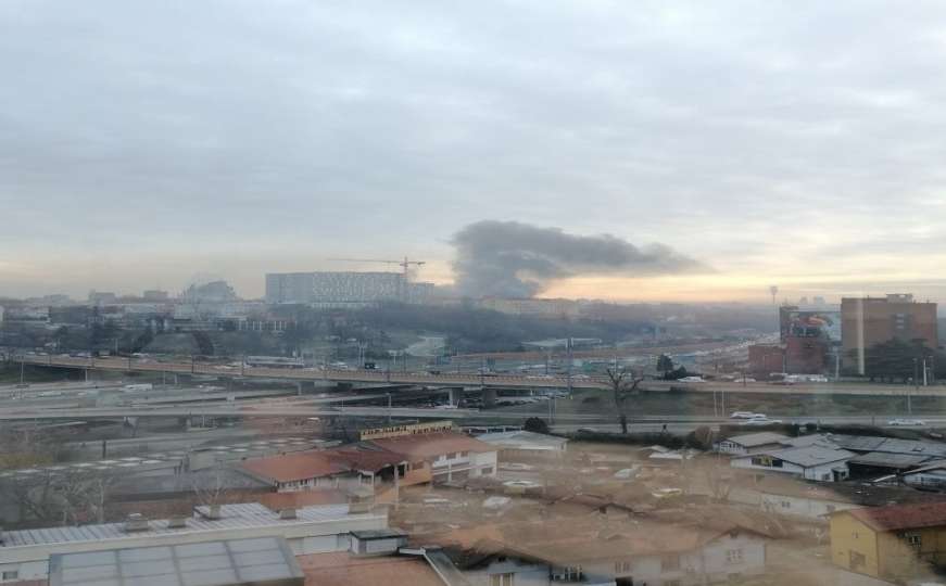 Požar u Kliničkom centru u Beogradu 